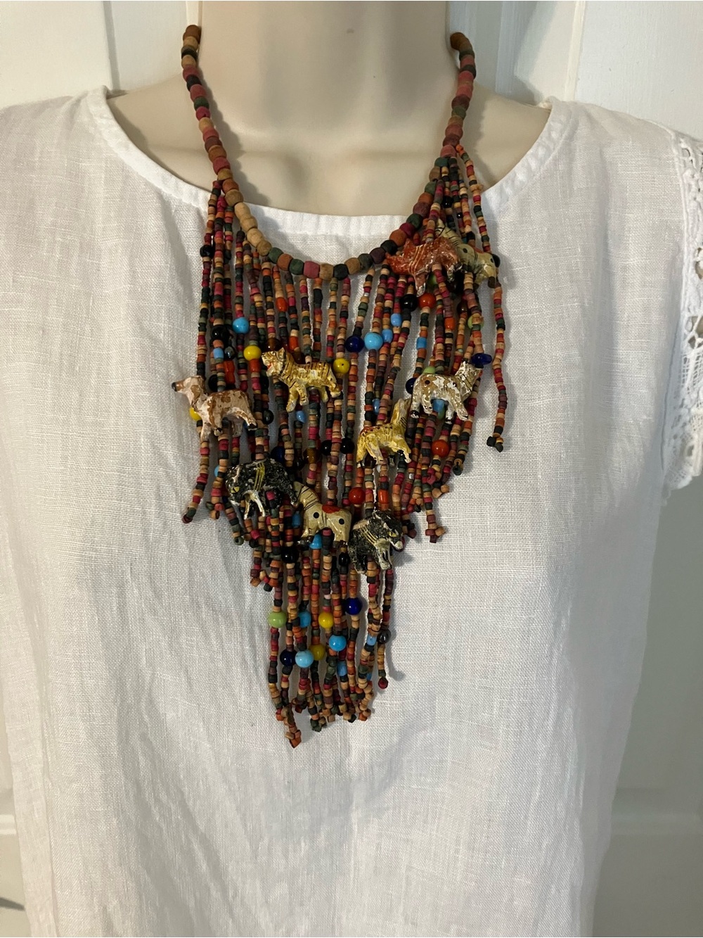 Safari Bead Necklace Set